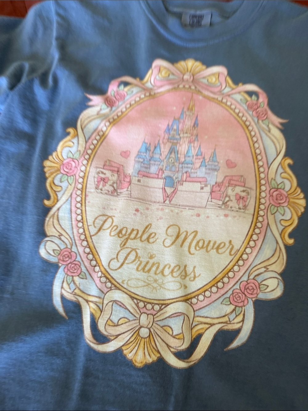 People Mover Princess Graphic Tee - Blue - Picture 3 of 3